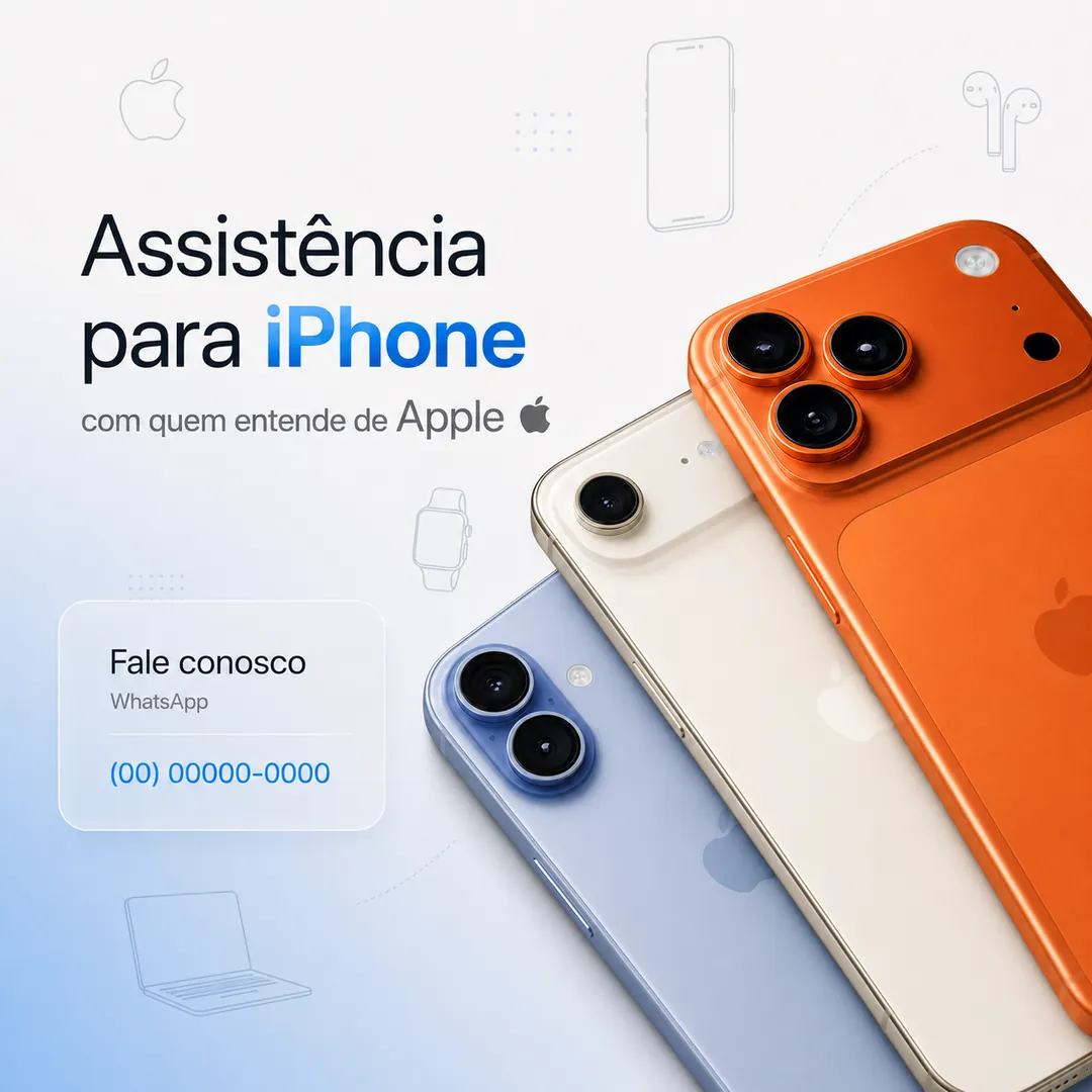 Depois — design profissional criado com IA